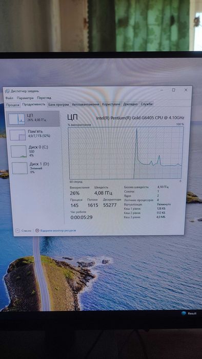 Процессор Pentium Gold G6405