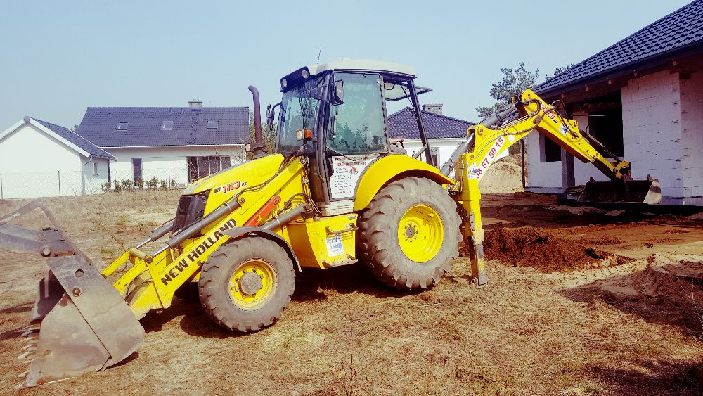 Usługi koparką, koparko ładowarką, koparka, Sępólno Kraj., Chojnice