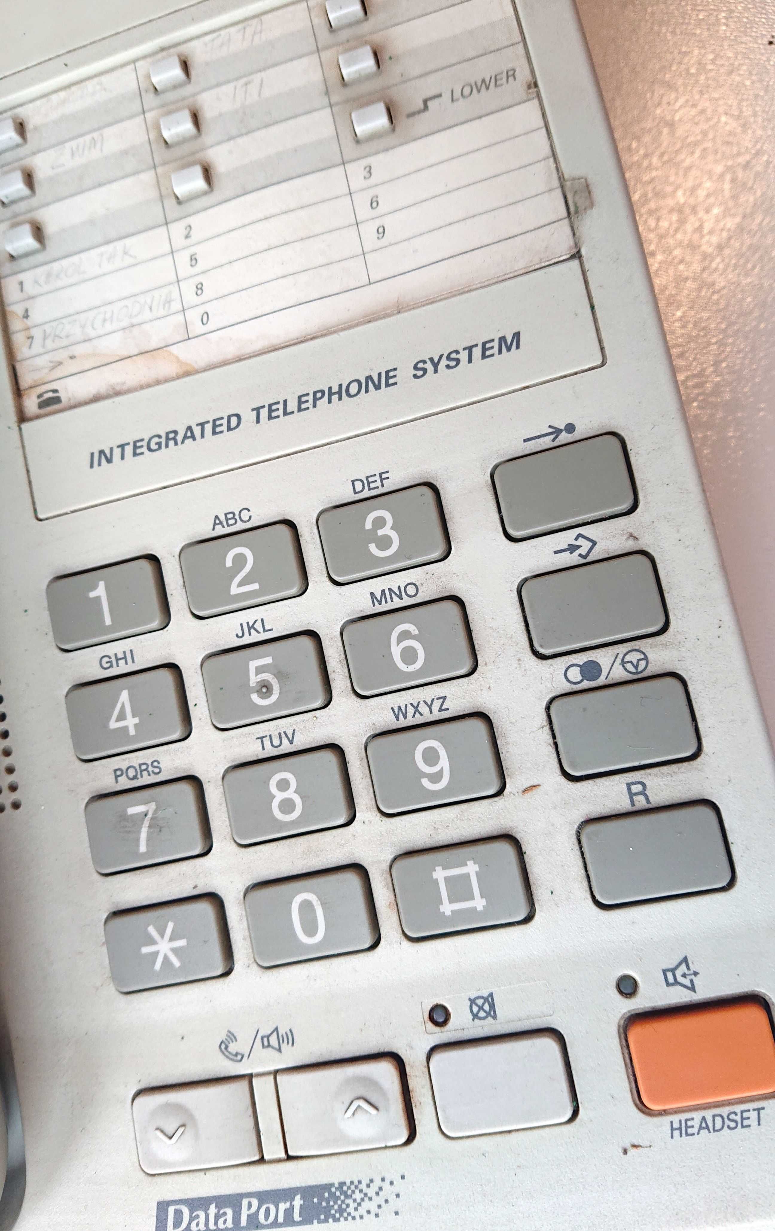 Biurowy telefon stacjonarny Panasonic KX-TS15PD-W