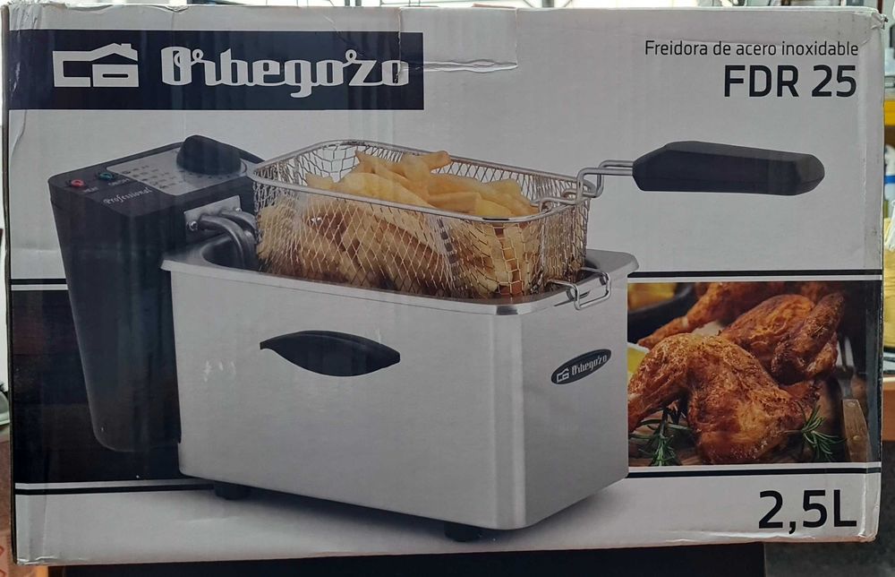 FRITADEIRA DE AÇO INOXIDÁVEL FDR 25 - Orbegozo
