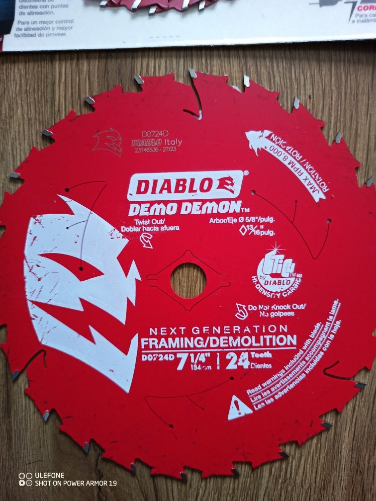 Пильный диск Diablo Demo Demon D0724D D0624D