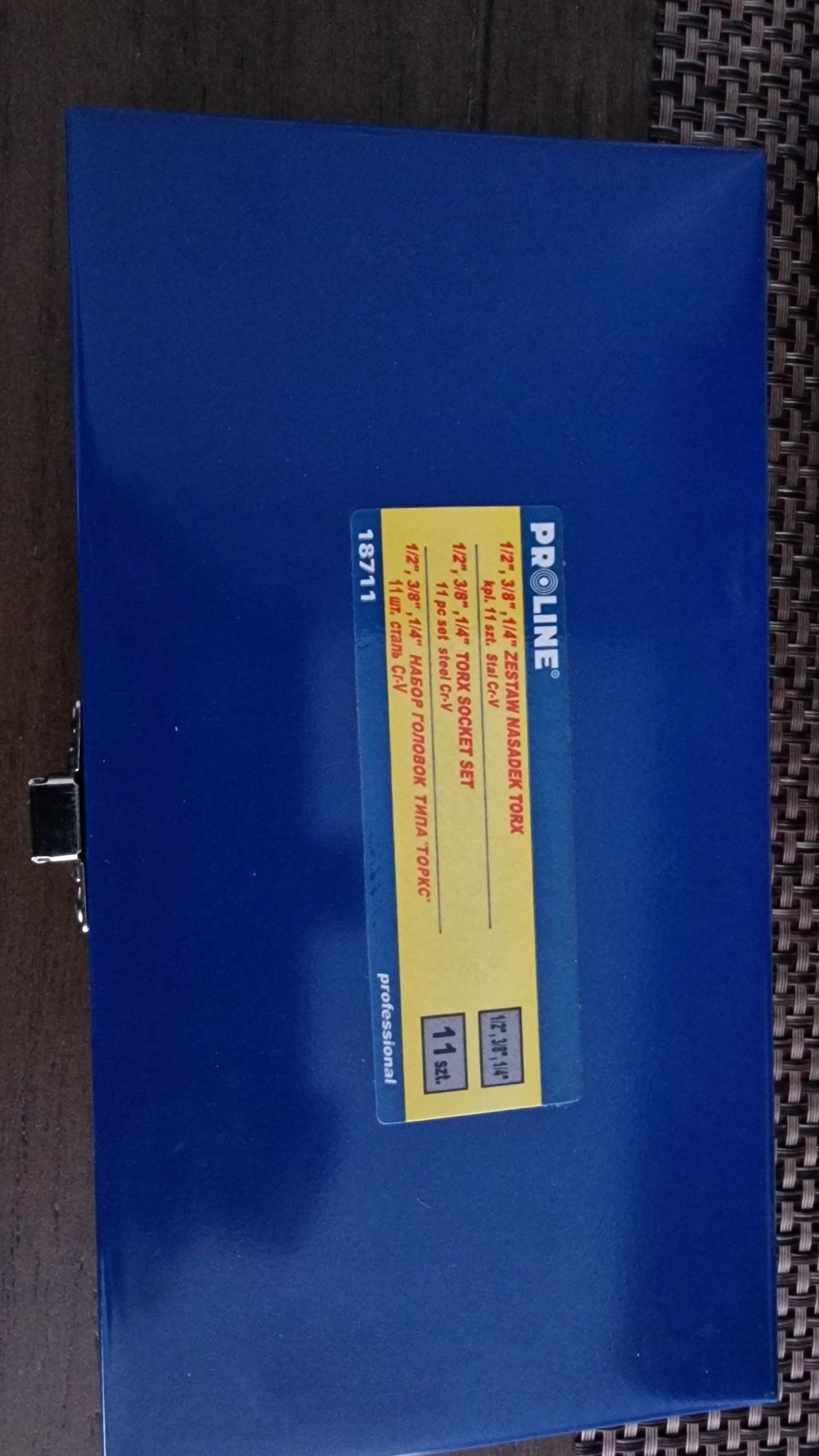 PROLINE klucze nasadowe TORX 11 szt kod : 18711