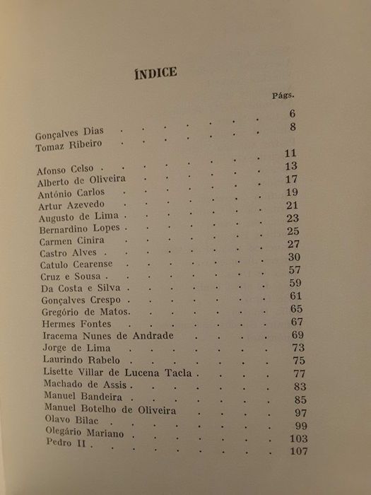 Vinícius de Moraes / Drummond de Andrade/ Antologia Luso-Brasileira