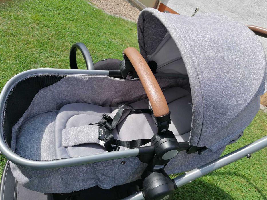Wózek Maxi Cosi 3w1, składany, głęboki, spacerowy, fotelik, nosidełko.