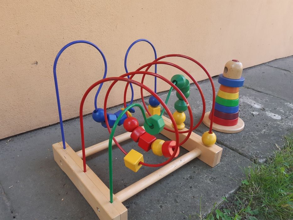 Zabawki edukacyjne drewniane Ikea