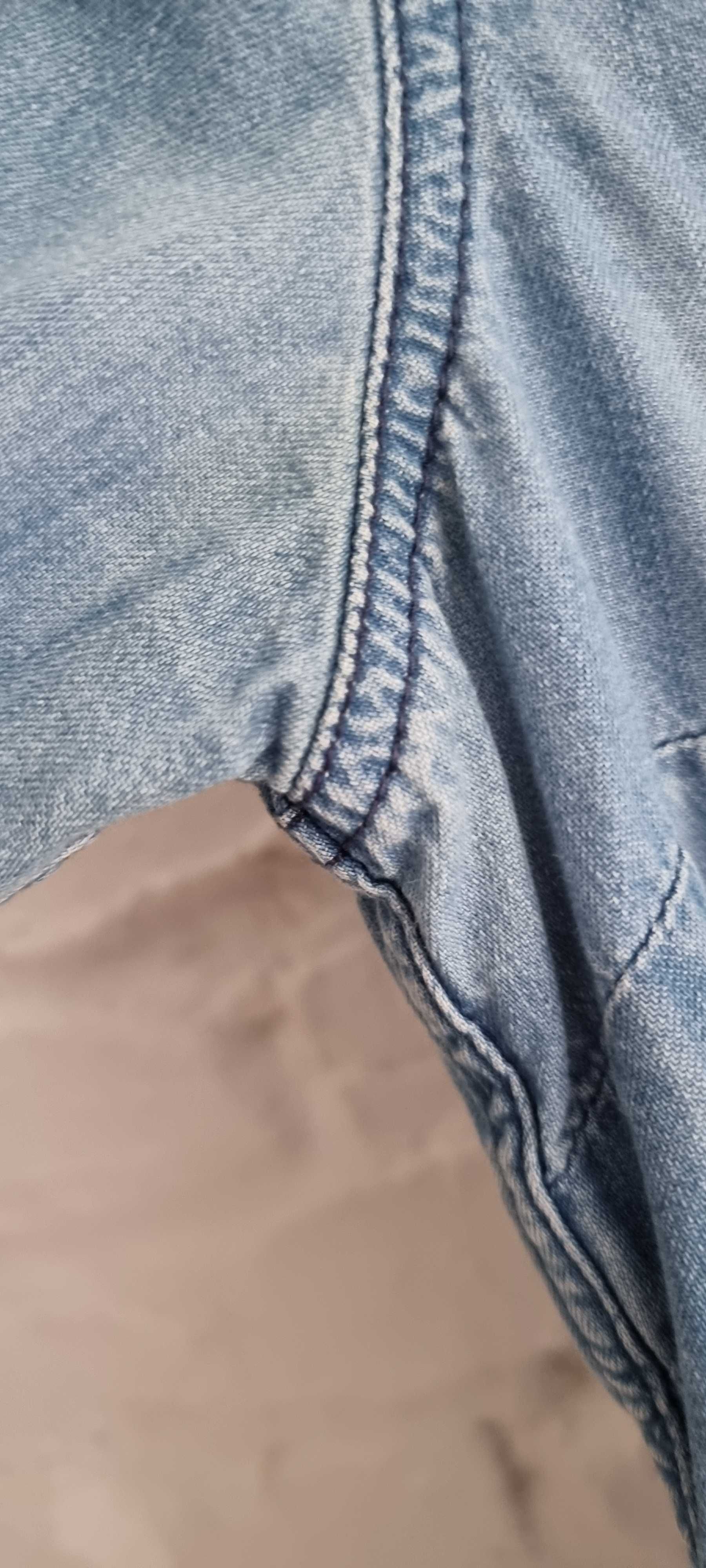 Koszula Pepe Jeans jeansowa niebieska XS 34