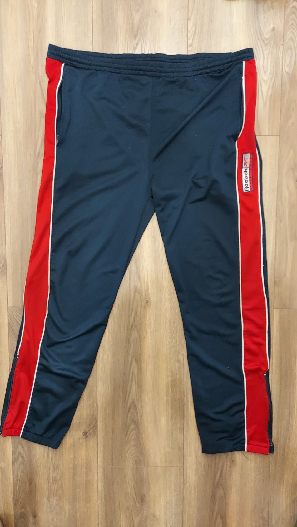 Spodnie dresowe Reebok, retro vintage sportowe dresy r. L/xl