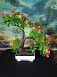 Wyjątkowe Sztuczne drzewko bonsai z doniczką i podłoże z mchu wygląda