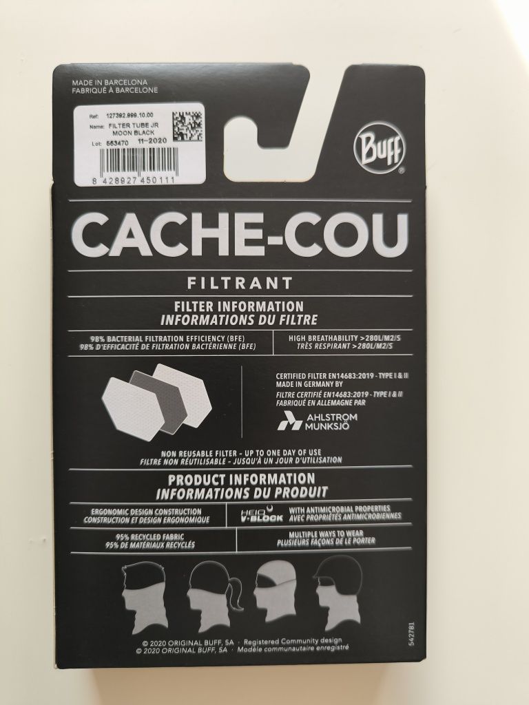 Nowa dziecięca chusta ochronna / antysmogowa BUFF