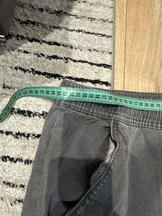 Bardzo duze spodnie męskie cargo na gumie pas do150 5XL