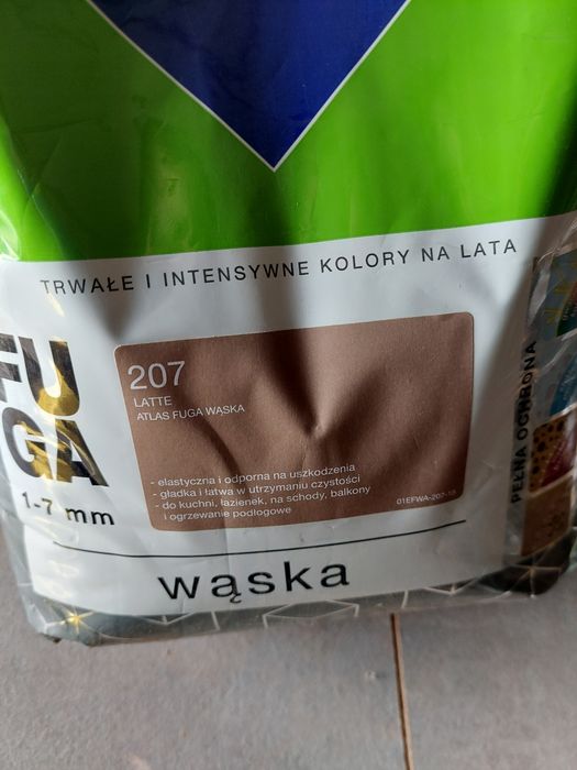 Fuga atlas kolor 207 latte - 3 opakowania