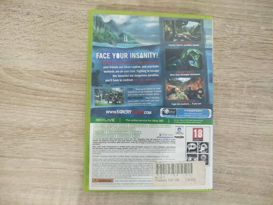 Gra Far Cry 3 Xbox 360