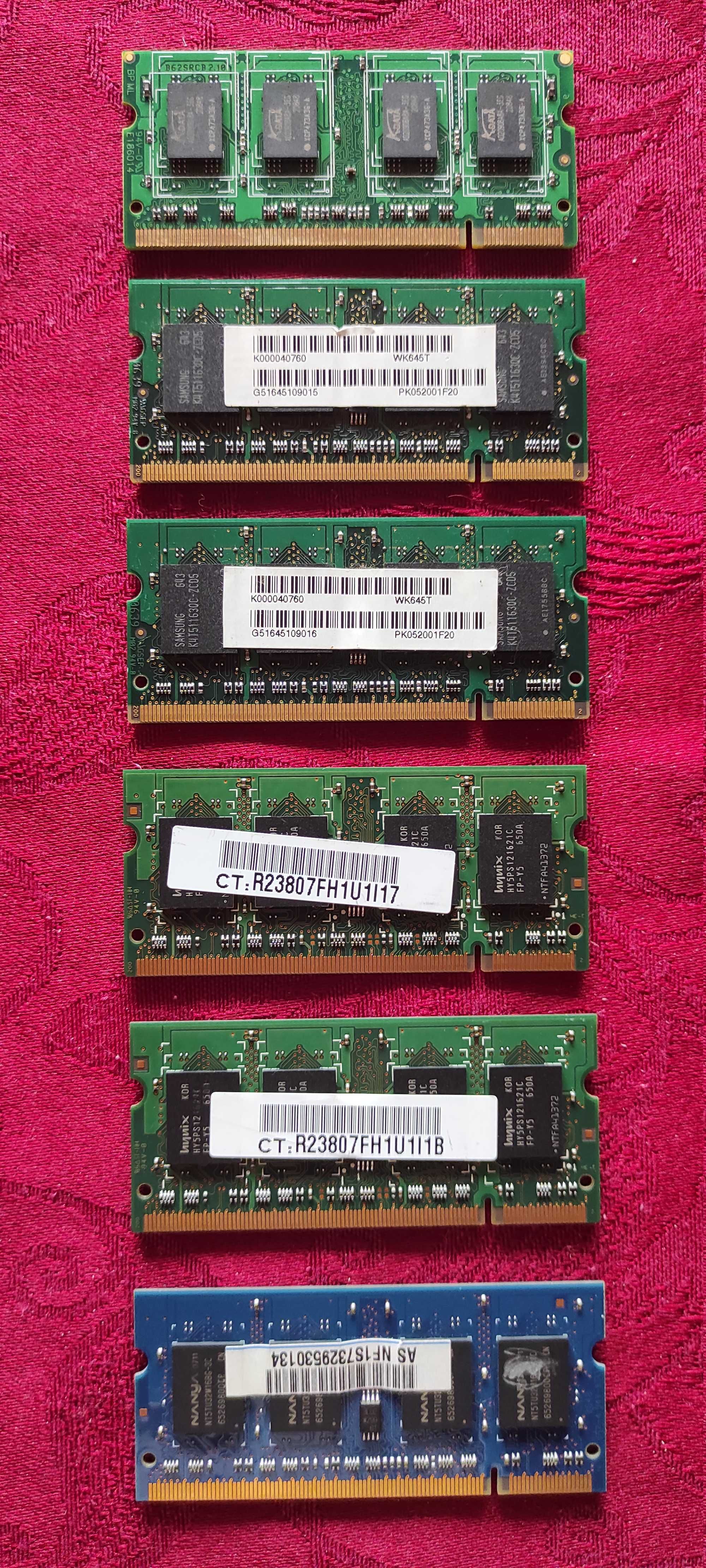 RAM para portátil DDR2 SODIMM-PC2