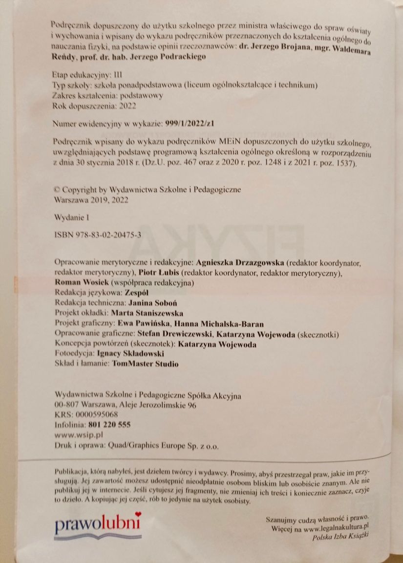 Fizyka 1. Podręcznik. Liceum i technikum. Zakres podstawowy