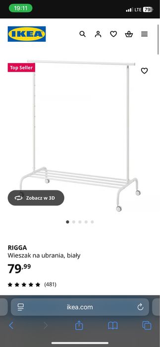 wieszak na ubrania