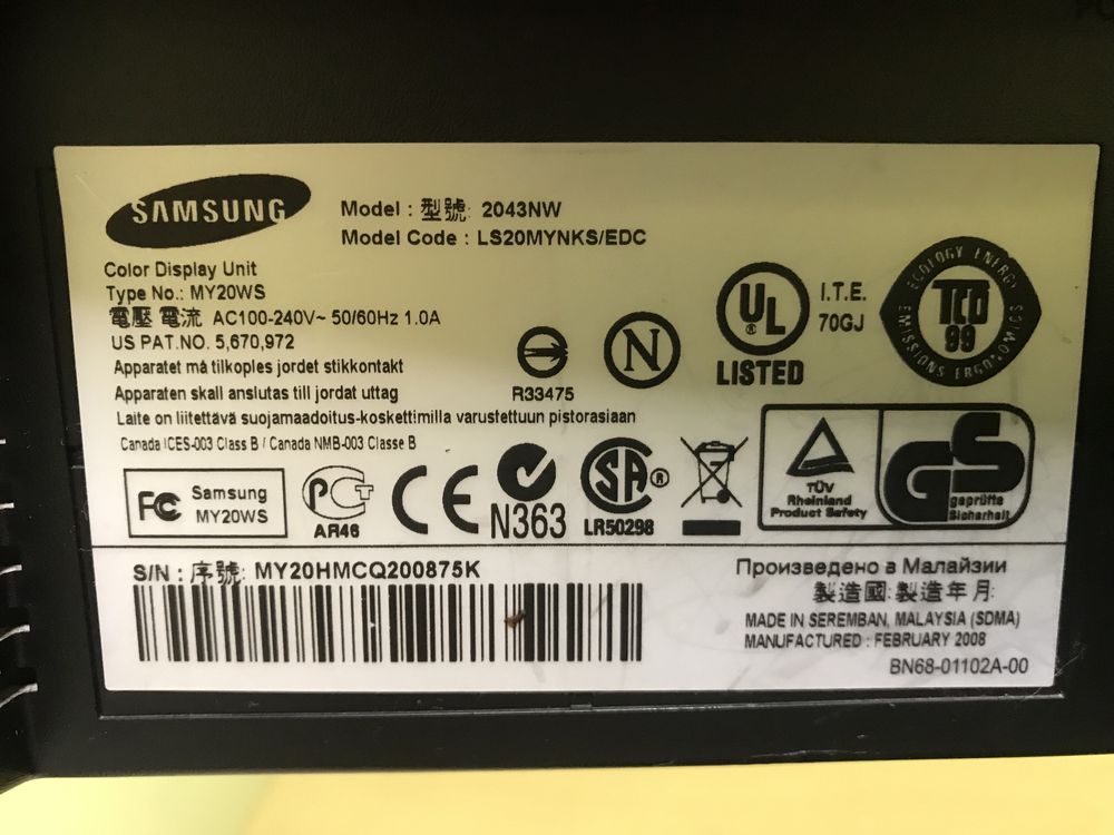 Монітор Samsung