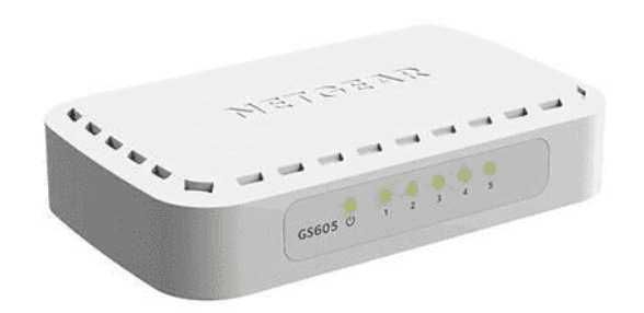 Netgear GS605 5x RJ45 10/100/1000Mbit switch pc