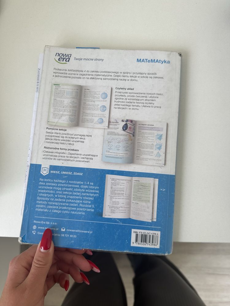 podręcznik matematyka klasa 4 liceum technikum matura nowa era