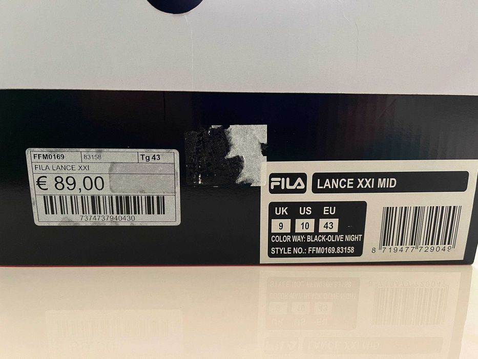 Чоловічі черевики Fila Lance XXI MID FFM0169-83158 43р 28 см єврозима