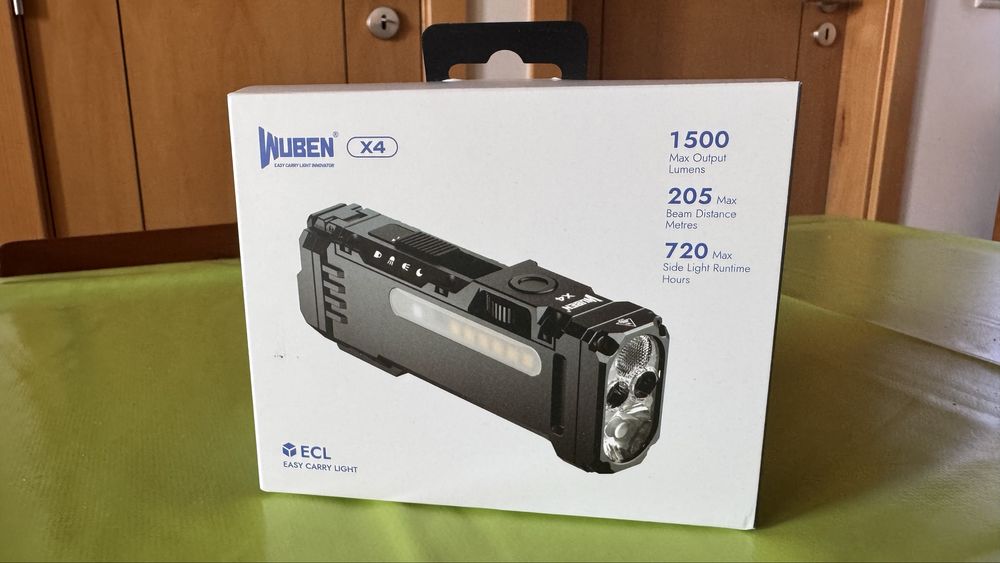 Lanterna Wuben X4 “1500 lumens”