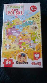 Puzzle Mapa Polski