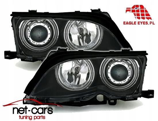 Reflektory Lampy przednie  BMW E46 SEDAN -05 Angel Eyes CCFL