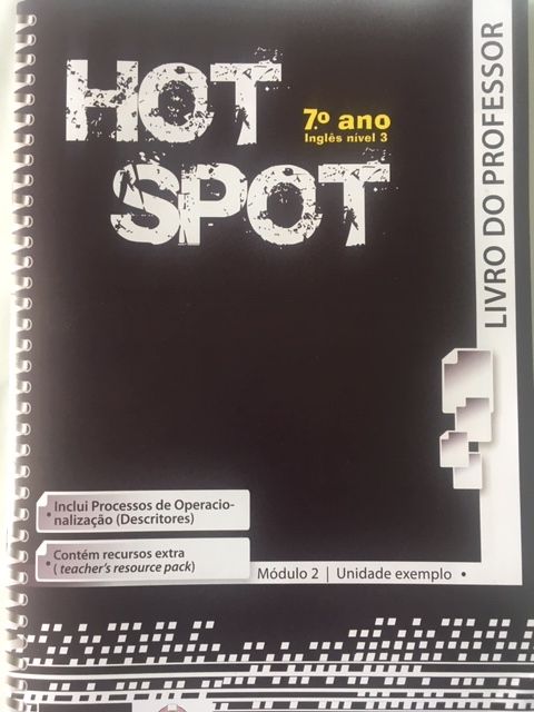 Hot Spot 7º ano Inglês nível 3 - Dossiê do professor