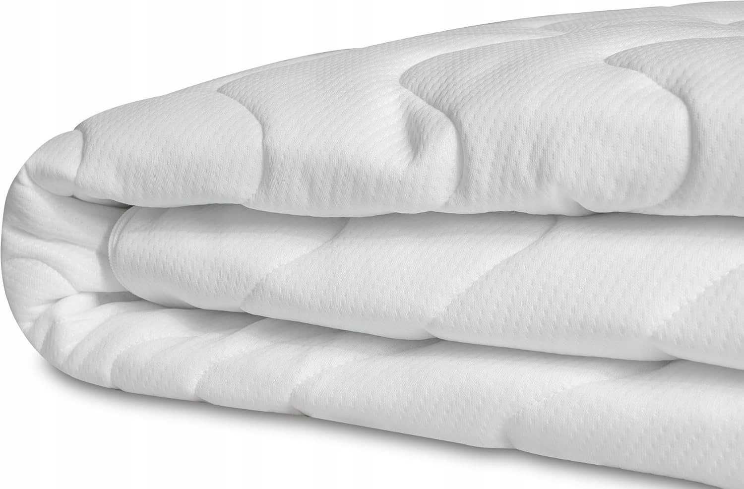 BONEX Pokrowiec na Materac Fontana 90x200 cm Biały, 19-21cm