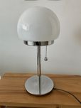 Candeeiro de mesa French Chrome Mushroom Lamp