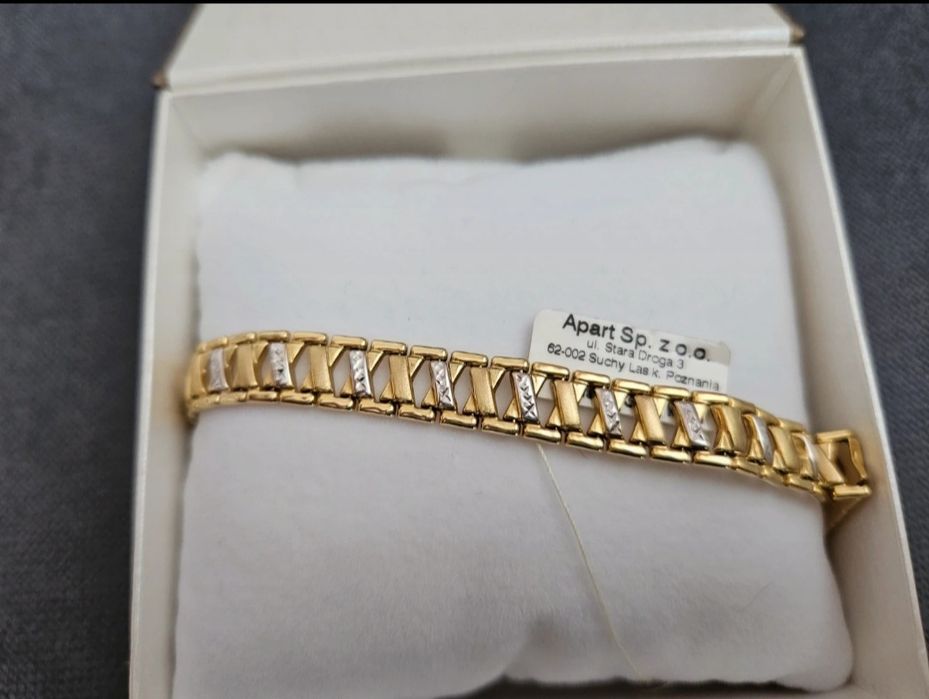 Złota bransoletka Apart