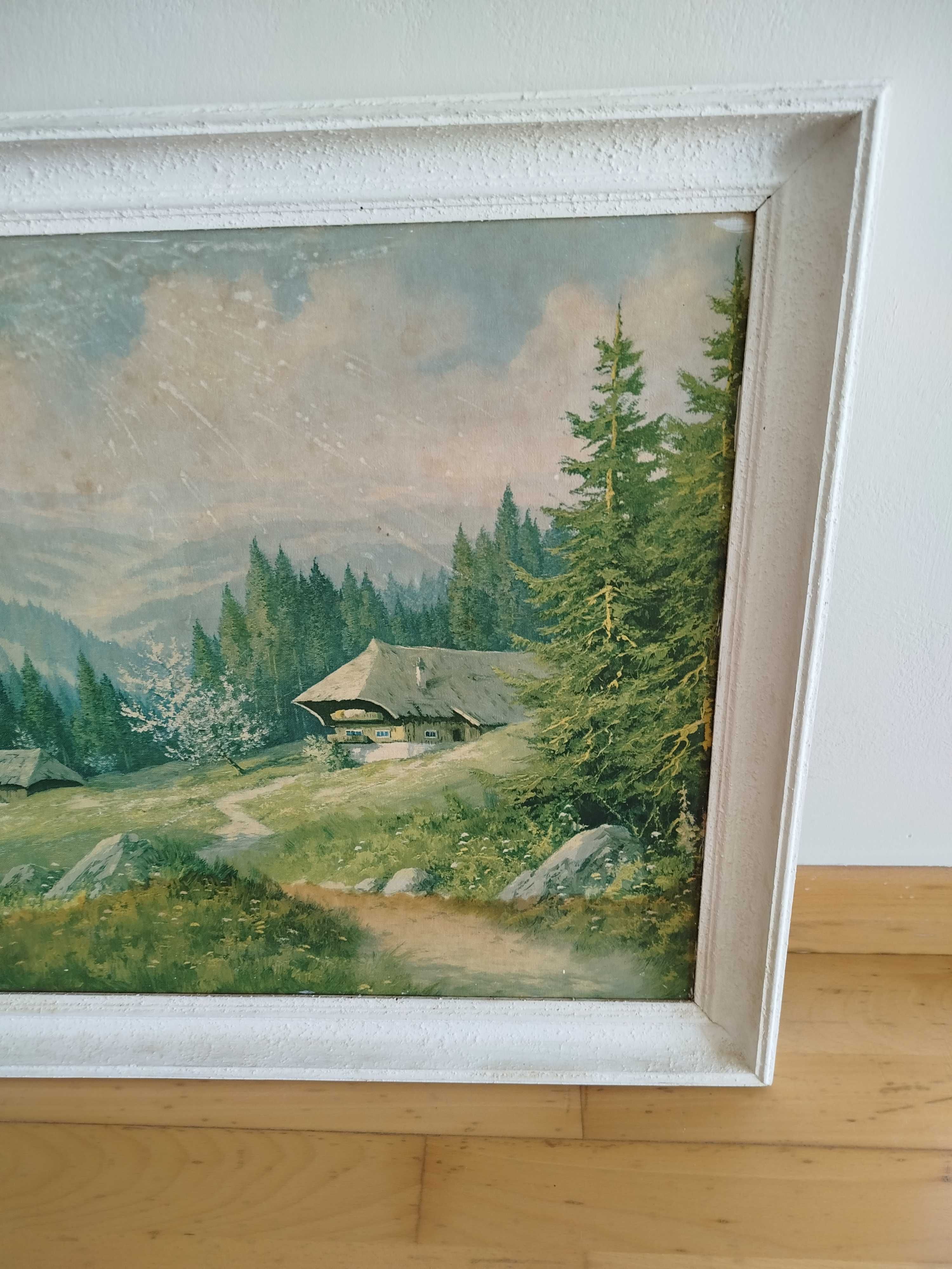 Quadro Antigo com reprodução, preço de saldo