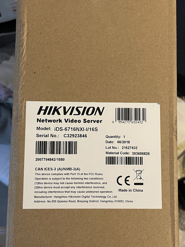 hikvision rejestrator iDS-6716NXI-I/16S