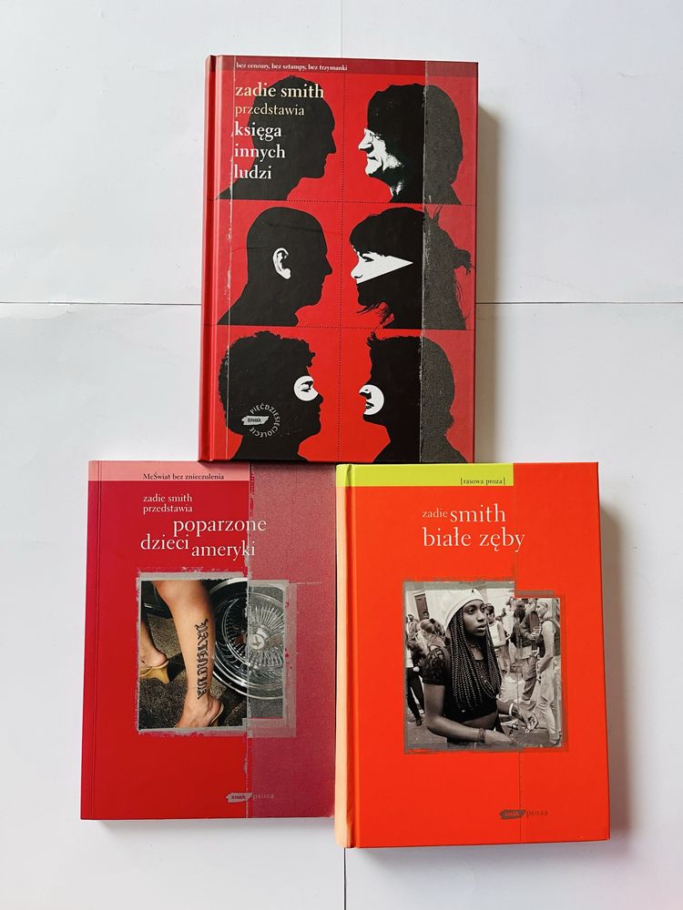 Zadie Smith Białe zęby + Poparzone dzieci Ameryki +Księga innych ludzi