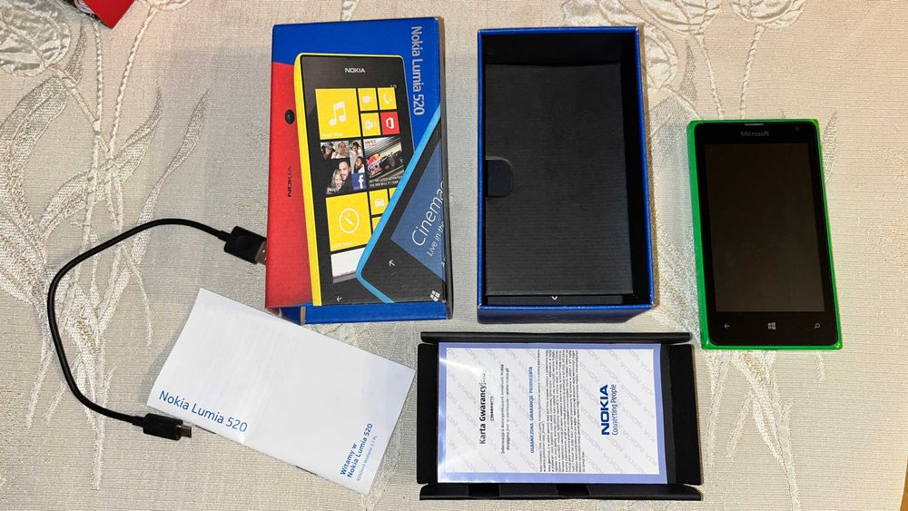 Telefon Nokia Lumia 520 Microsoft zielony