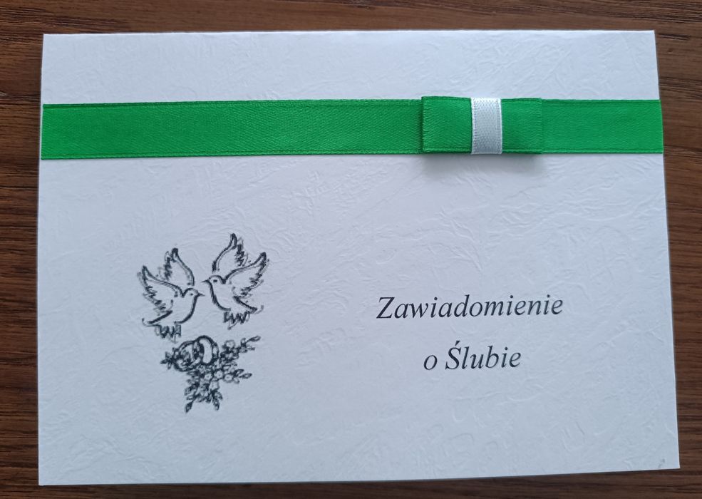 Zawiadomienie o ślubie