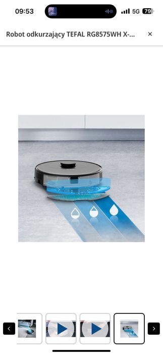 Robot odkurzajacy Tefal