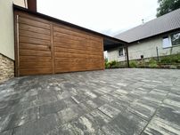 Garaż 4x6 z wiatą 3x6