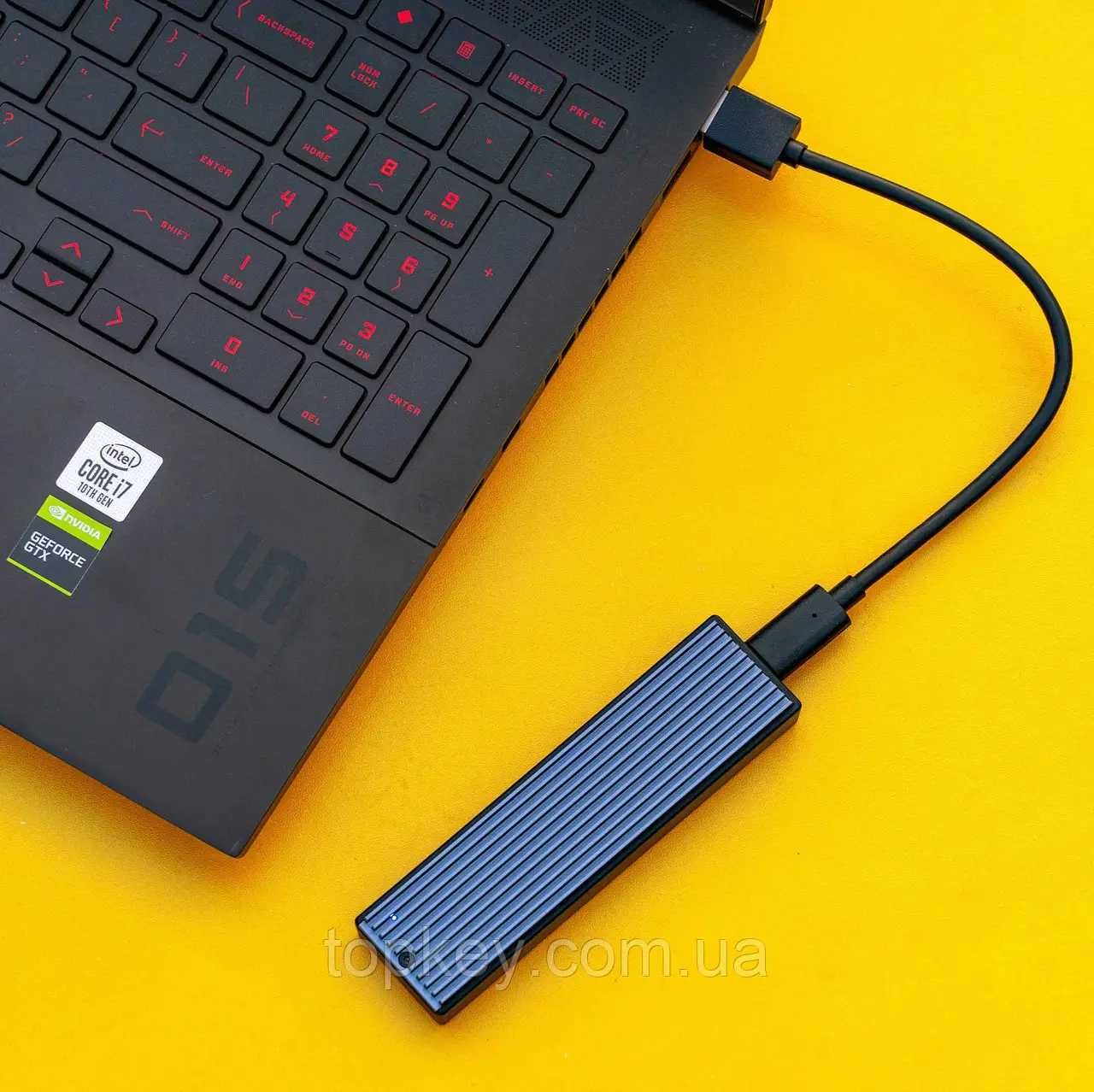 Внешний карман Orico M2PV-C3 для M.2 SSD NVMe USB 3.1 Type-C адаптер