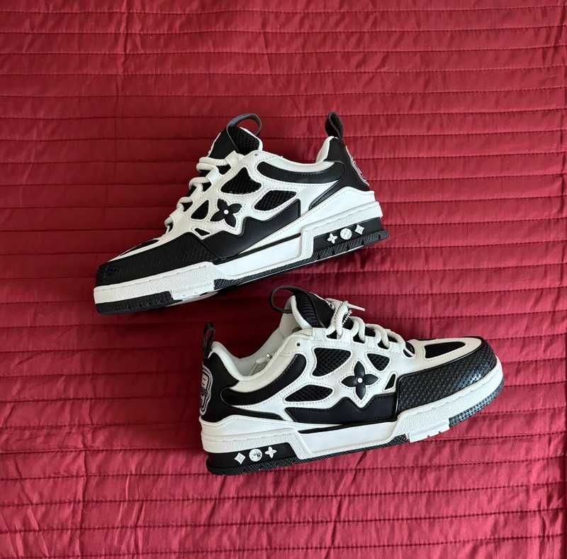 buty Espadryle Louis_Vuitton_Skate_Trainer_White_BlackEspadryle  r.44