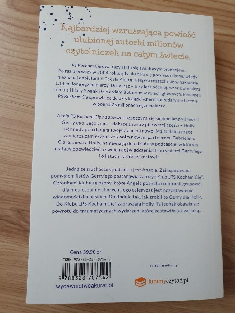 "Ps Kocham Cię na zawsze" Cecelia Ahern