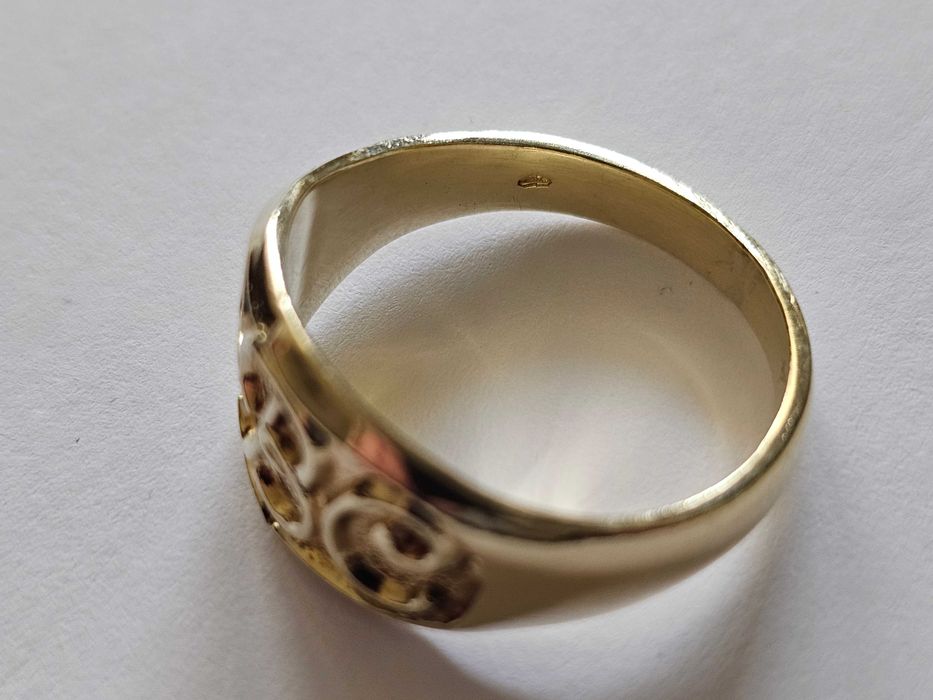 sygnet złoty 14k 585 r25 *9,42g*  NOWY