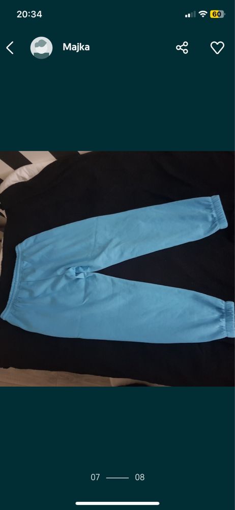 Bluza z kapturem i spodnie dres damski