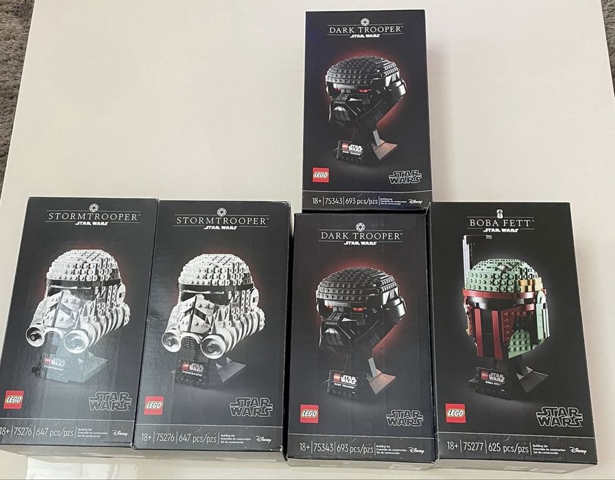 Lego Capacetes Edição Limitada