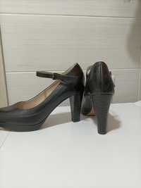 Шкіряні жіночі туфлі 38р-24,5см