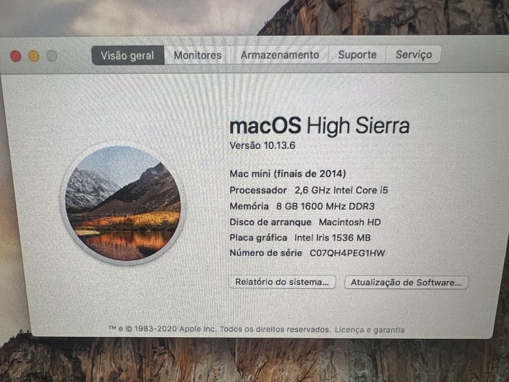 Mac Mini I5 8Gb 1Tb HDD 2014 Excelente estado