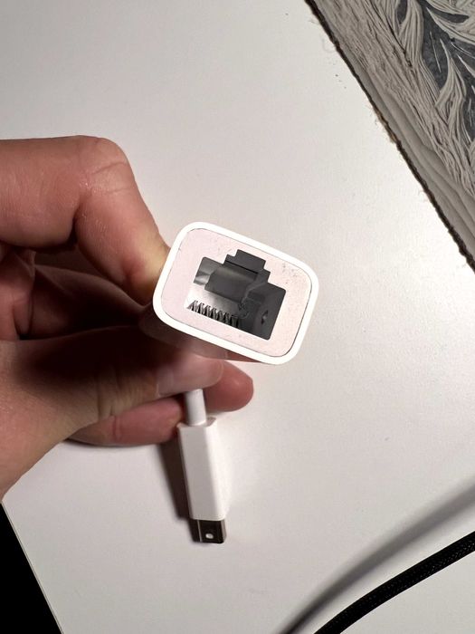 Przejściówka adapter rj45 thunderbolt apple