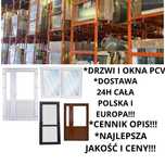 DRZWI PCV(każdy rozmiar) OKNA PCV od ręki Wysyłka 24h CENNIK OPIS
