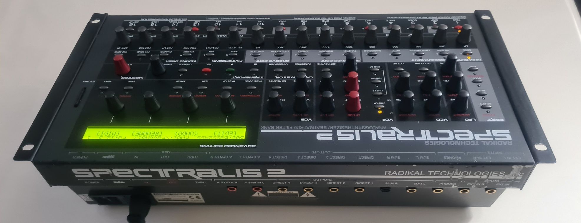 Radikal Technologies SPECTRALIS 2 analog synth, filter bank, groovebox