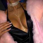 Cyrkoniowy Choker z Ogonkiem