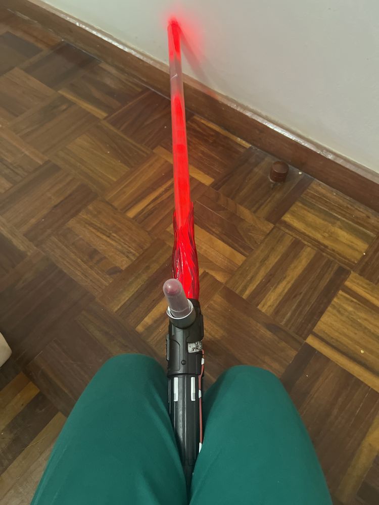 Espada Star Wars led vermelha